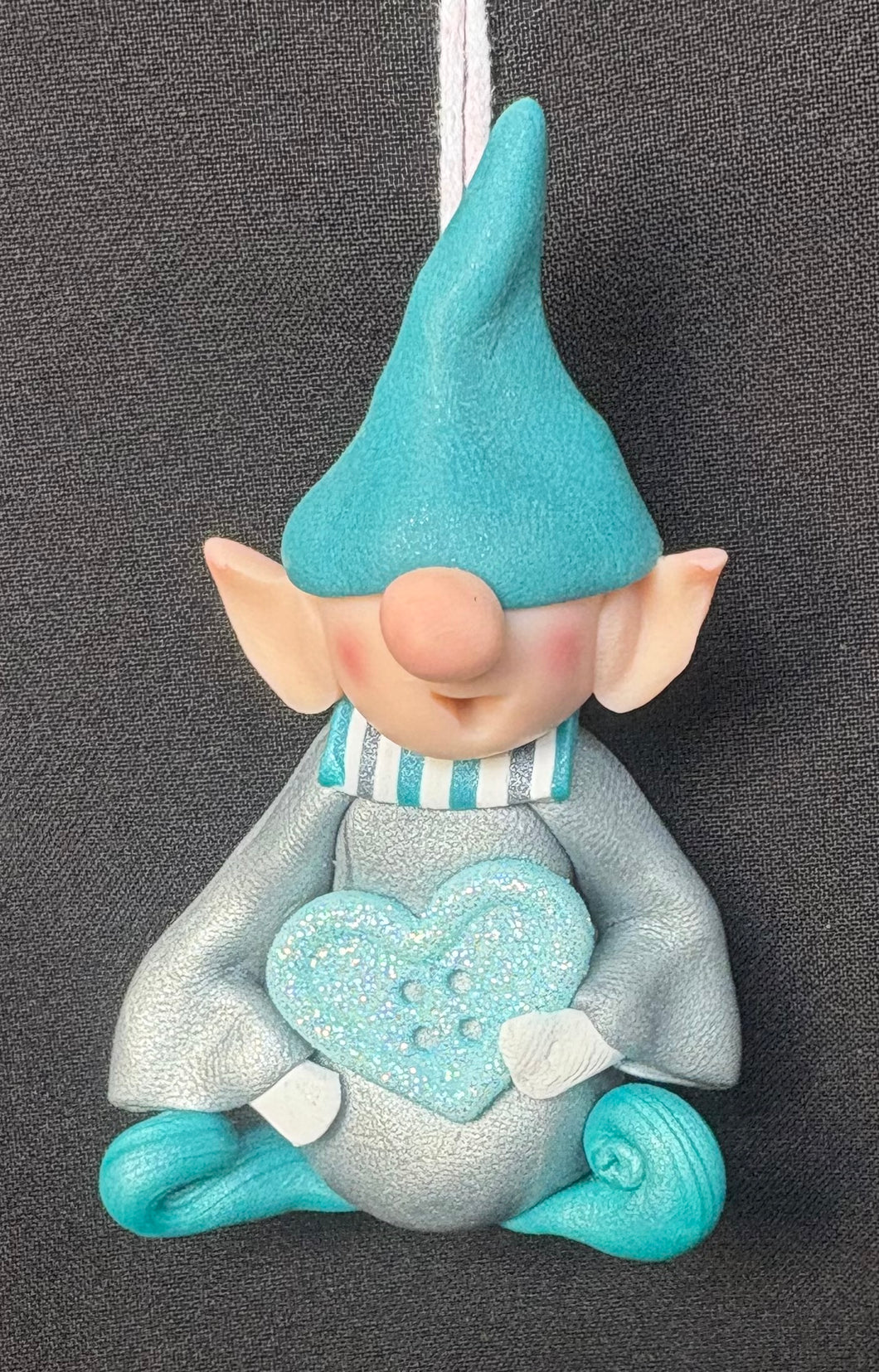 Mini Elf Ornament #410 One-of-a-Kind