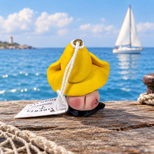Load image into Gallery viewer, Cheeky Fisherman w/Fish Ornament
