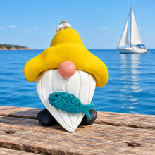 Load image into Gallery viewer, Cheeky Fisherman w/Fish Ornament
