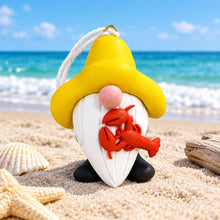 Load image into Gallery viewer, Cheeky Fisherman w/Lobster Ornament
