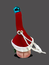 Load image into Gallery viewer, Cheeky Santa Ornament #602 One-of-a-kind
