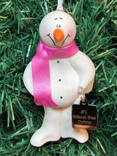 Load image into Gallery viewer, #1 School Bus Driver Snowman Tree Ornament
