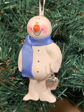 Load image into Gallery viewer, Teacher #1 Snowman Tree Ornament
