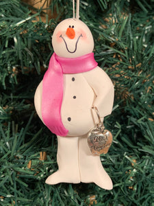 Teacher #1 Snowman Tree Ornament