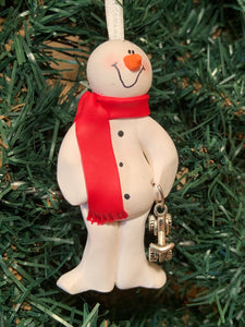 ATV 4x4 Snowman Tree Ornament