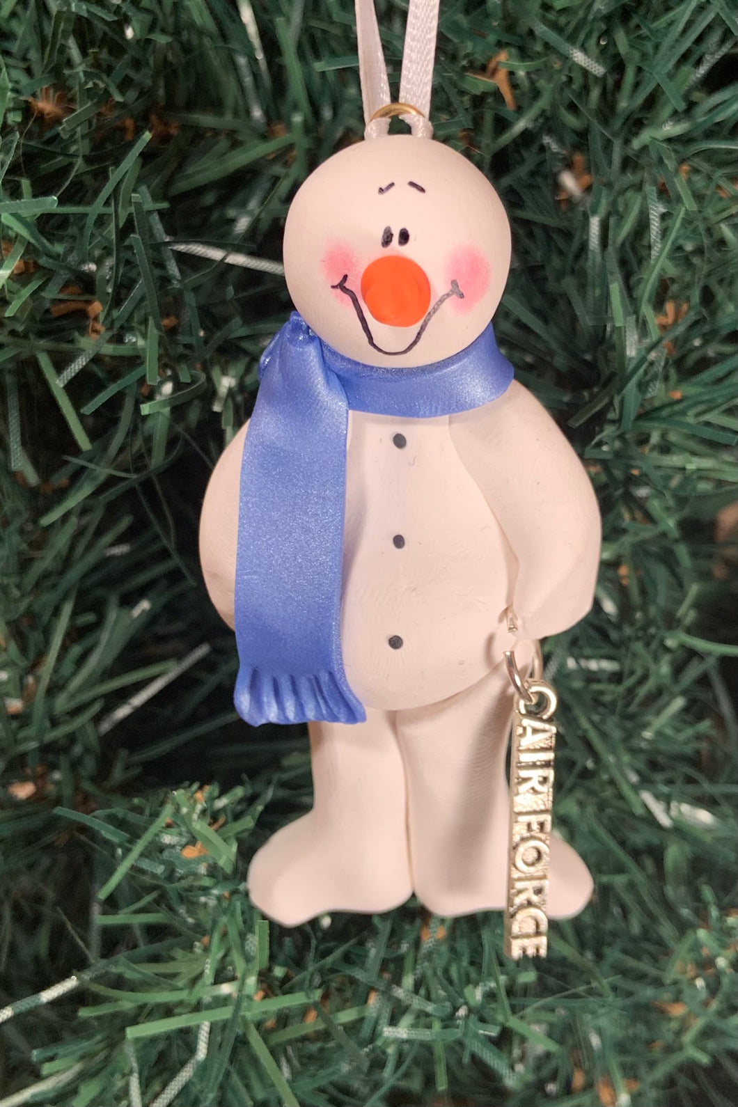 Air Force #1 Snowman Tree Ornament