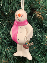 Load image into Gallery viewer, Artist Snowman Tree Ornament
