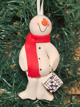 Load image into Gallery viewer, BINGO Snowman Tree Ornament

