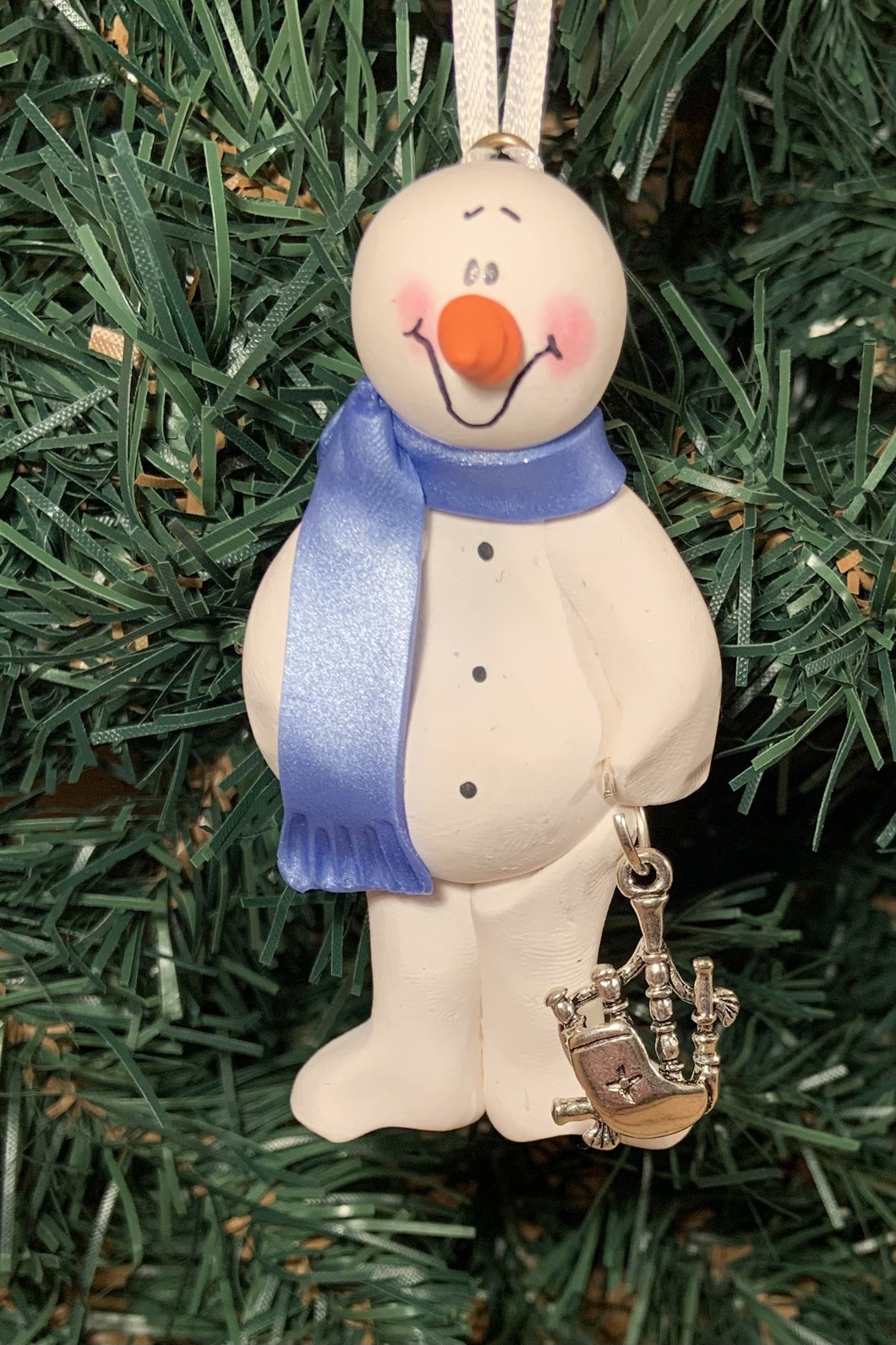Bag Piper Snowman Tree Ornament