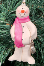 Load image into Gallery viewer, Banker Snowman Tree Ornament
