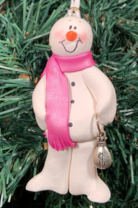 Banker Snowman Tree Ornament