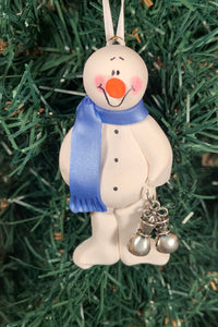 Boxer Snowman Tree Ornament