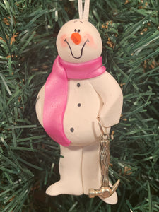 Carpenter Snowman Tree Ornament
