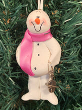 Load image into Gallery viewer, Cello Snowman Tree Ornament
