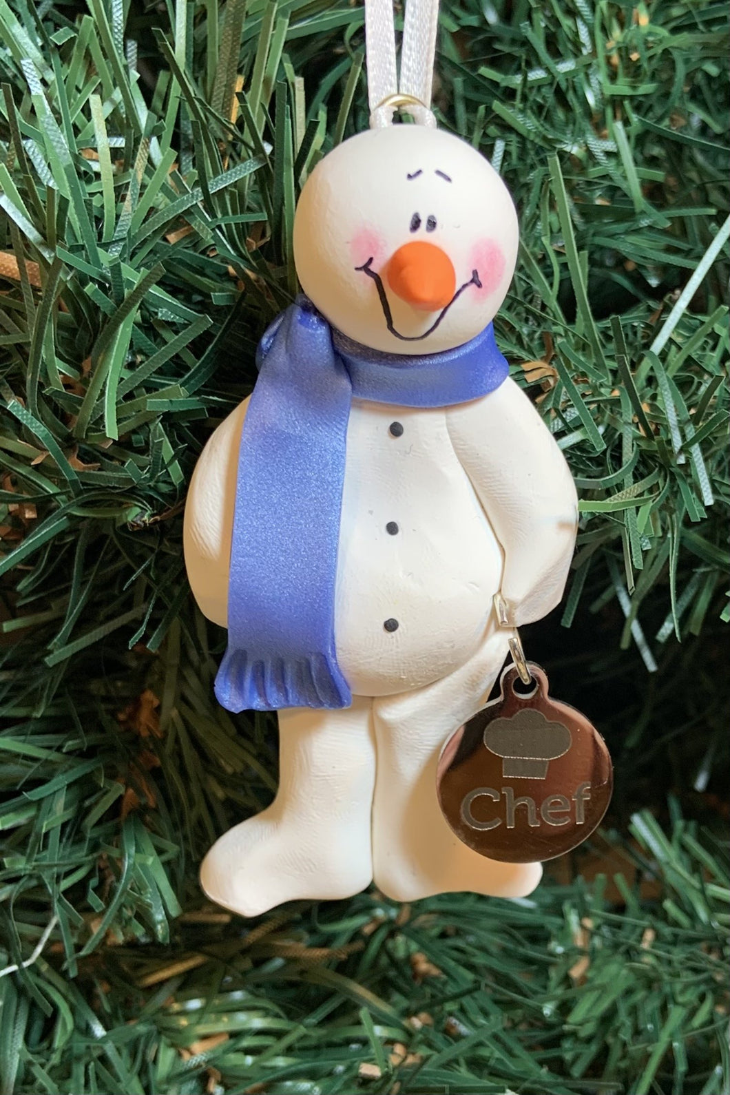 Chef Charm Snowman Tree Ornament