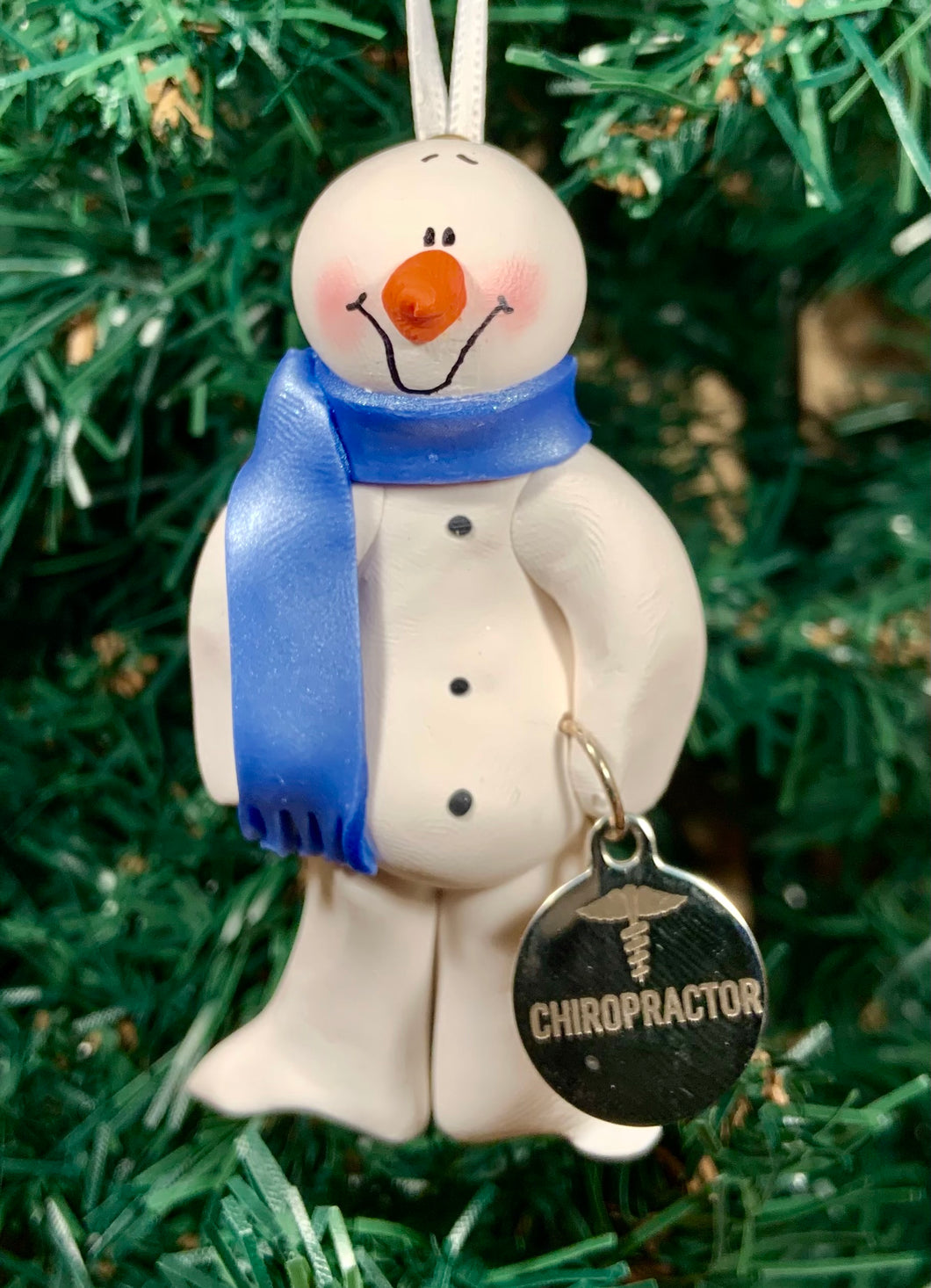 Chiropractor Snowman Tree Ornament