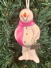 Load image into Gallery viewer, Coast Guard Snowman Tree Ornament
