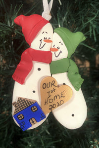 Couples New Home Tree Ornament