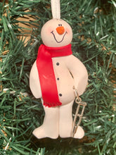 Load image into Gallery viewer, Crutches Snowman Tree Ornament
