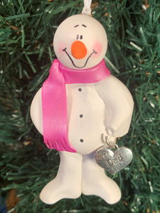 Dad Snowman Tree Ornament