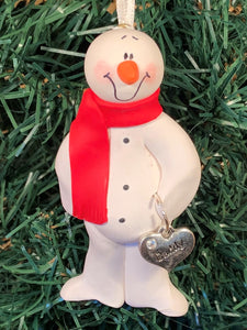 Daddy Snowman Tree Ornament