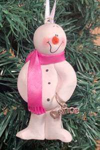 Dance Snowman Tree Ornament