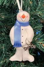 Load image into Gallery viewer, Dance Snowman Tree Ornament
