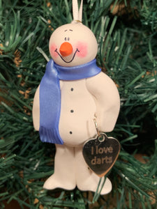 Darts Snowman Tree Ornament