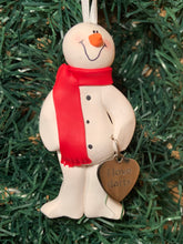 Load image into Gallery viewer, Darts Snowman Tree Ornament
