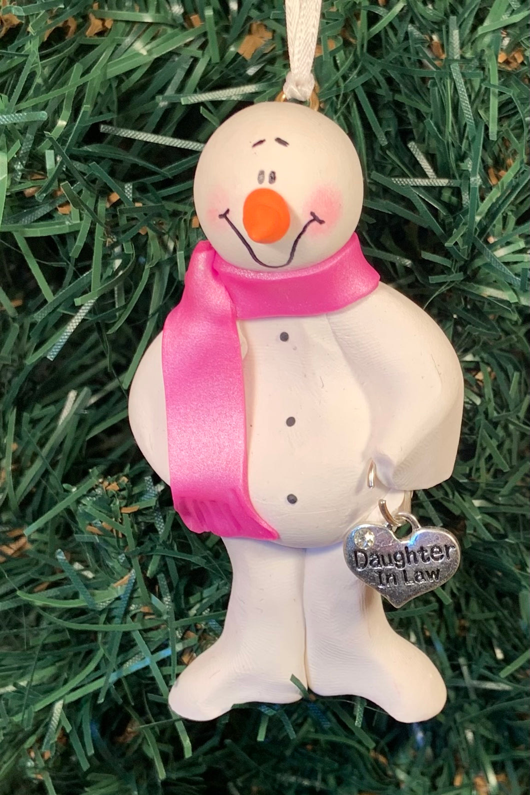 Daughter In Law Snowman Tree Ornament