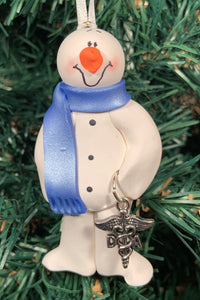 Dental Assistant Snowman Tree Ornament