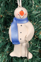 Load image into Gallery viewer, Dental Hygienist w/Brush Snowman Tree Ornament
