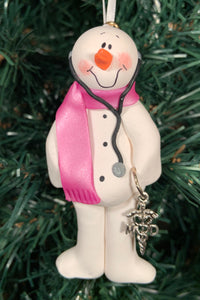 Doctor Snowman Tree Ornament