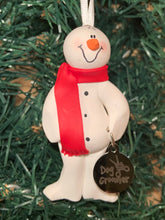 Load image into Gallery viewer, Dog Groomer Snowman Tree Ornament
