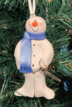 Load image into Gallery viewer, Flute Snowman Tree Ornament
