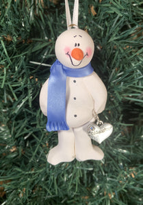 God Daughter Snowman Tree Ornament