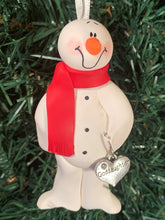 Load image into Gallery viewer, God Daughter Snowman Tree Ornament
