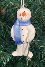 Load image into Gallery viewer, Golf Snowman Tree Ornament
