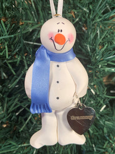 Grammy Snowman Tree Ornament