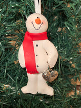 Load image into Gallery viewer, Gramps Snowman Tree Ornament
