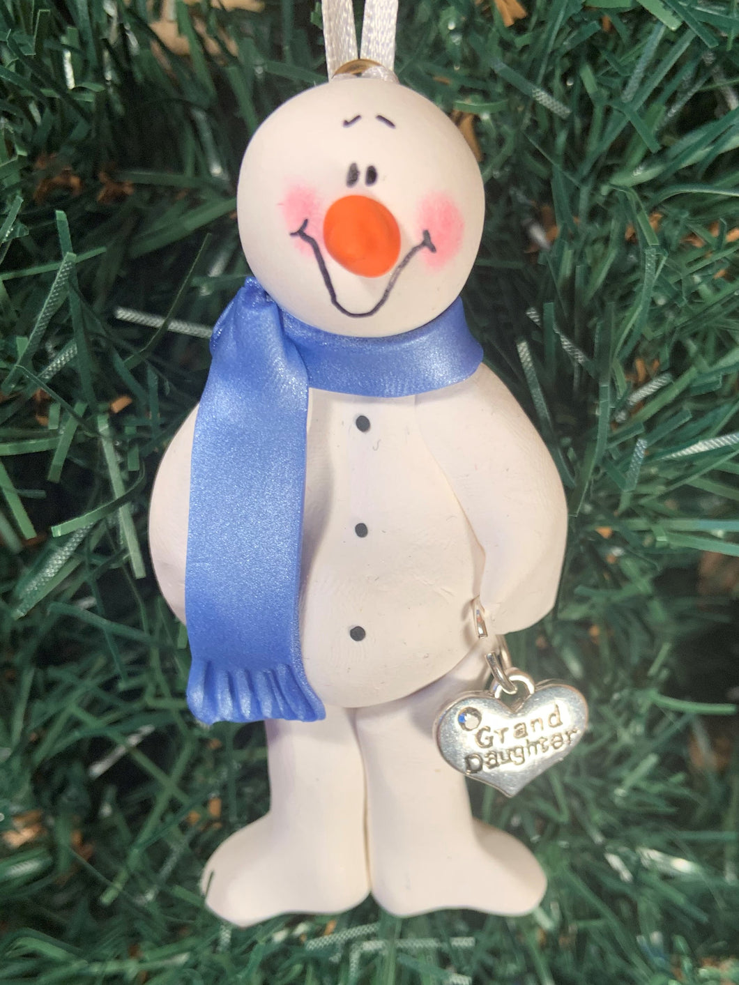 Grand Daughter Snowman Tree Ornament