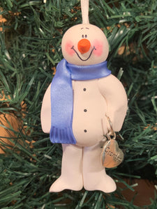 Grandma Snowman Tree Ornament
