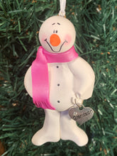 Load image into Gallery viewer, Grand Son  Snowman Tree Ornament
