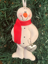 Load image into Gallery viewer, Grand Son  Snowman Tree Ornament
