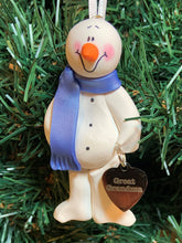 Load image into Gallery viewer, Great Grandma Snowman Tree Ornament

