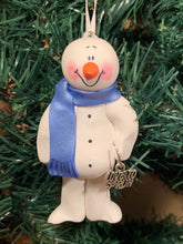 Load image into Gallery viewer, I Love to Run Snowman Tree Ornament
