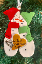 Load image into Gallery viewer, Couples Engaged Tree Ornament
