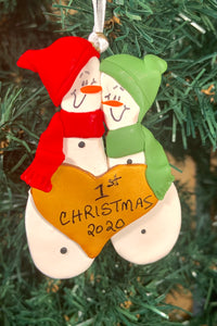 Couples Christmas Tree Ornament