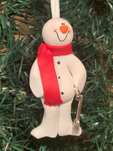 Load image into Gallery viewer, Cleaner Housekeeper Janitor Snowman Tree Ornament
