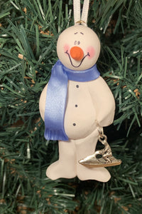 Jet Ski Snowman Tree Ornament